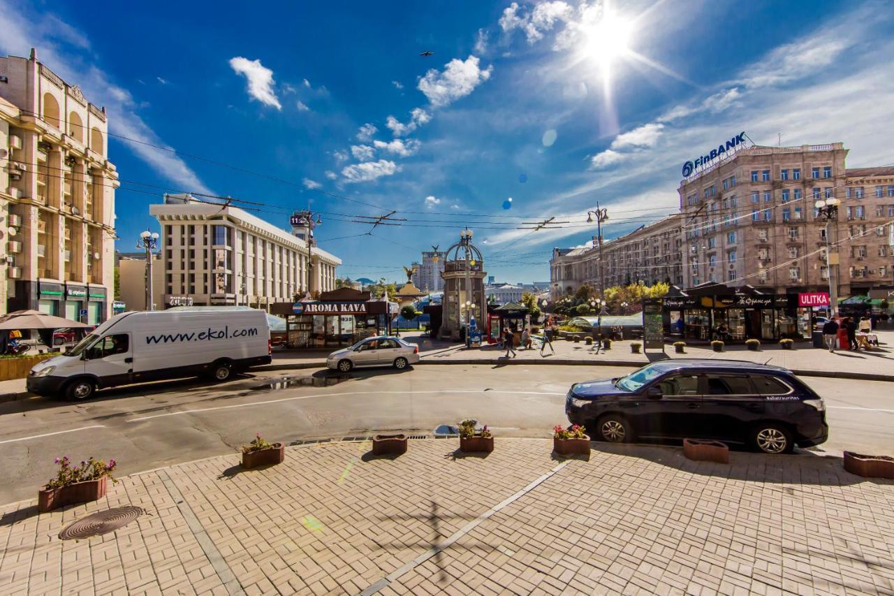 Two-Room Apartments On Maidan Nezavisimosti Киев Екстериор снимка